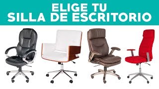 ¿Cómo elegir una silla de escritorio [upl. by Fillian]