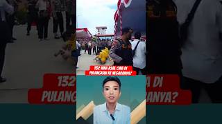 Sebanyak 132 WNA Asal Cina Dipulangkan Ke Negaranya viral shortsviral lovescammingbatam [upl. by Kucik]