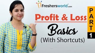 Aptitude Made Easy  Profit amp Loss – Basics and Methods Profit and loss shortcuts Math tricks [upl. by Bryce388]