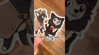 Detective Leni and Professor Fluff Stickers  Available in the Official Puppy Songs Shop [upl. by Eanahs]