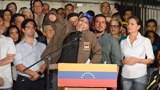 Gobernador Henrique Capriles Radosnki quot Yo entre aqui con votos y saldré con votos quot [upl. by Cathrin969]