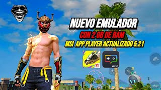 NUEVO MSI APP PLAYER PARA PC DE BAJOS RECURSOS SIN TARJETA GRAFICA ✅ quot2GB DE RAMquot [upl. by Sontich524]