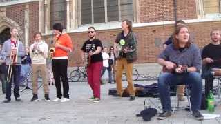 Krakow Street Band  Old Dan Tucker 22102013 [upl. by Adnale579]