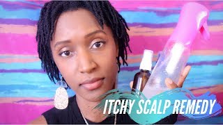 How To Stop Itchy Scalp with Locs  Essential Oil Remedy [upl. by Aniram]