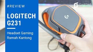 Review Logitech G231 Prodigy Headset Gaming Terjangkau [upl. by Newlin88]