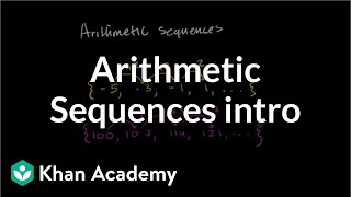 Introduction to arithmetic sequences  Sequences series and induction  Precalculus  Khan Academy [upl. by Nosremaj505]