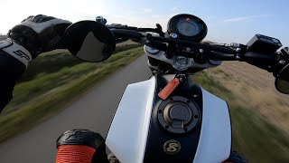 🚀 Wheelies and Turns  Husqvarna Svartpilen 401 RAW Sound 🔥 [upl. by Leimad]