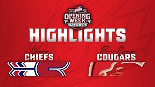 Spokane Chiefs at Prince George Cougars 920  WHL Highlights 202425 [upl. by Zoila165]