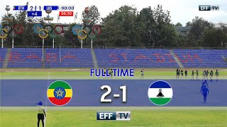 Ethiopia 21 Lesotho  Goals and Highlights  International Friendly Match 2 [upl. by Aidile]