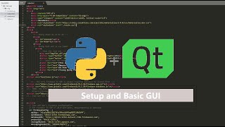 PYQT Tutorial Setup and Basic GUI Application with QT Designer [upl. by Deelaw658]