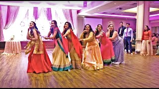 BEST INDIAN WEDDING RECEPTION DANCESKIT PERFORMANCE  Bollywood Wedding By Bride amp Grooms Friends [upl. by Atsugua]