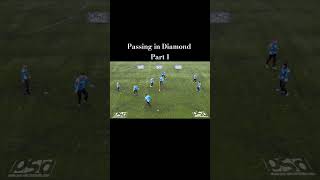 Passing in Diamond formation part 1 soccershorts soccertraining soccerdrills soccerpassing [upl. by Dnalerb]