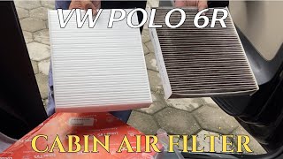 Polo 6R 16 TDI service  Changing cabin air filter [upl. by Lichtenfeld812]