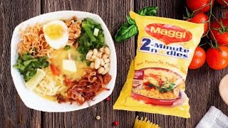 Maggi Khao Suey Recipe  How to Make Maggi Khao Suey [upl. by Matejka]