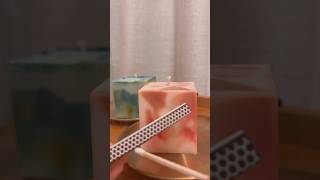 蠟燭製作幻想效果失敗 Candle キャンドル marble candlecraft candlemaking soywaxcandle candlemakingathome [upl. by Uriisa]