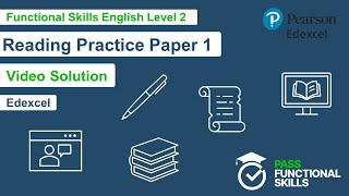 Pass Functional Skills  Edexcel Reading Practice Paper 1 Level 2 Video Solution [upl. by Adnamra]