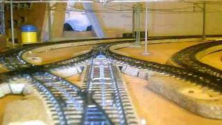 Führerstandsmitfahrt auf der alten Eisenbahnanlage meines Vaters Märklin [upl. by Eizzil]