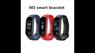 M3 bracelet connecté à 4 € déballage et test [upl. by Aerdied]