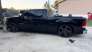 Reklez 59 drop kit installed on a 2009 GMC Sierra [upl. by Amaleta924]