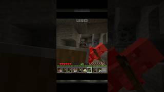 Iron Hunt Gone Wrong Pillagers Ambush in the Cave  minecraft shorts gaming [upl. by Tolkan825]