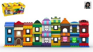 MINI TOWN Lego classic 10696 ideas How to build [upl. by Inotna]