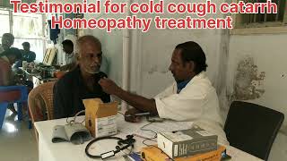 Homeopathy treatment for cold cough and catarrh sinusitis [upl. by Dasie360]