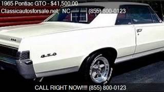 1965 Pontiac GTO  for sale in  NC 27603 VNclassics [upl. by Ehtyaf]