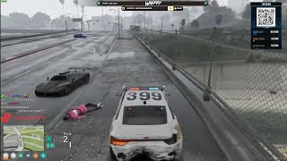 Benji race a 12 mil car with a cop car  Nopixel 40 [upl. by Ahcropal]