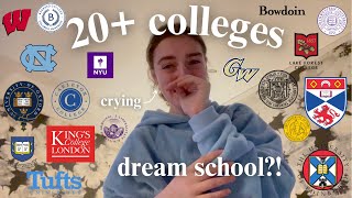 college decision reaction 2024 international unis ivies oxford dream school acceptance [upl. by Fayina]