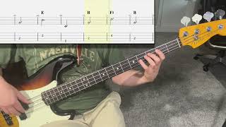 Rockin Years  Dolly Parton  Bass Guitar Cover Play Along Tabs [upl. by Aggie180]