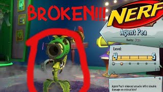 AGENT PEA IS DISGUSTINGLY GOOD in garden warfare 2 [upl. by Tiffa]