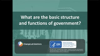 What are the basic structure and functions of government [upl. by Nosirrag265]