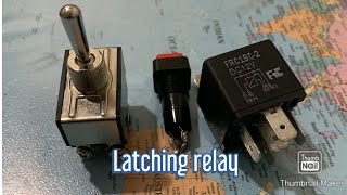 How to make a latching relay from a normal relay [upl. by Sarge]