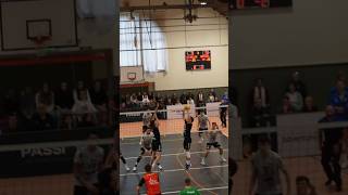 through the middle 🧱🏐🧱 volleyball sports highlights [upl. by Enial]