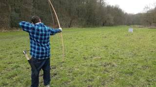 50lb English Longbow from Bickerstaffe Bows [upl. by Nos]