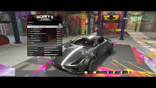 Dewbauchee Specter Custom tuning options at Bennys  GTA5  Grand Theft Auto 5  GTA V [upl. by Hterrag]