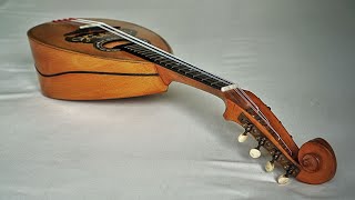 Mandolin with deep flat back by Viscardo Maccolini [upl. by Einallem799]