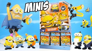 Despicable ME 4 MEGA Mayhem Mini Minions Mystery Figures Series 1 Collection Review [upl. by Ris]