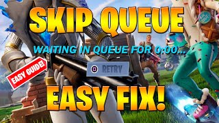 How To Skip QUEUE TIME In Fortnite How To Play Fortnite Season 5 Online Glitch Queue Time [upl. by Ima733]