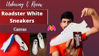 Roadster White Sneakers Review  Roadster Sneakers Review and Unboxing [upl. by Wilkie]