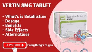 VERTIN 8MG TAB  Full Details  Medicines details in Tamil  Marundhu Kadai [upl. by Pollitt]