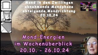 Wochenüberblick der Mondenergien vom 2010  261024 [upl. by Vanna]