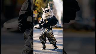 Cat dance video aivideo shortvideo love catlover love shortvideo song [upl. by Airbmat180]