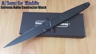 EXTREMA RATIO BF4 CONTRACTOR BLACK FOLDING BOHLER N690 STAINLESS POCKET KNIFE 0498BLK [upl. by Odanref]