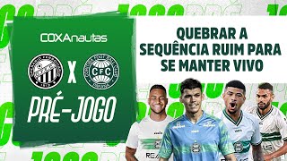 QUEBRAR A SEQUÊNCIA RUIM  PRÉJOGO OPERÁRIO X CORITIBA  Série B [upl. by Rehpotisrhc547]