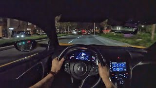 2022 Acura NSX Type S POV Night Drive 3D AudioASMR [upl. by Ahsak]