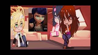 mlb react to marinette in gacha club [upl. by Namad]