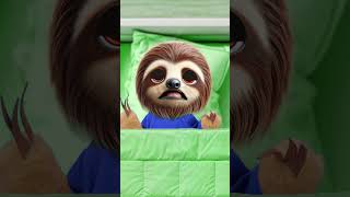 HOOMAN WAKE UP—YOURE IN A MAGGOT PARTY 😬 SLOTH REACTS funnyanimals sloth prank [upl. by Wixted]