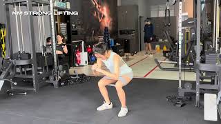 KneeBanded Squat Iso Hold [upl. by Ztirf]