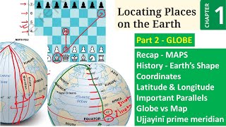 Locating Places on Earth PART 2 of 3 Class 6  Chapter 1 NCERT Social Science [upl. by Oremoh]